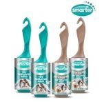 SMARTER TÜY TOPLAYICI RULO KARMA 4 LÜ SET KEDİ KÖPEK (2x 56 lı + 2x Kokulu )