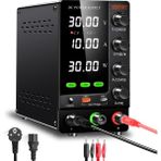 SMARTGIFT 0-30v/10a Ayarlanabilir Dc Güç Kaynağı Voltaj Regülatörü SÜPER Model SİYAH