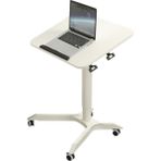 Smartgift Yüksekliği ve Eğimi Ayarlanabilir Çalışma Masası Yükseklik Ayarlı Laptop Sehpası (Beyaz) - 49,5CM X 71,5CM