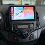 SmartGO Hyundai I30 Dijital Klima Android Gps Carplay 8+256 GB Kamera + Çerçeve (2008-2011) (Yazılımsal) - RENK - Siyah