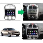 SmartGO Kia Cerato Android Gps Carplay 8+256 GB Kamera + Çerçeve (2004-2006) (Yazılımsal) - RENK - Siyah
