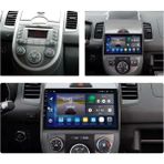 SmartGO Kia Soul Android Gps Carplay 8+256 GB Kamera + Çerçeve (2011-2013) (Yazılımsal) - RENK - Siyah