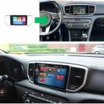 SmartGO Kia Sportage Android Gps Carplay 8+256 GB Kamera + Çerçeve (2019-2023) Uyumlu (Yazılımsal) - RENK - Siyah