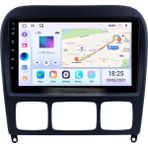 SmartGO Mercedes Benz S W220 Için 9 Inç Android 14.0 Stereo Gps Navigasyon Sistemi Bluetooth Dokunmatik Ekran Desteği Dikiz Kamerası Wİ-Fİ (Yazılımsal) - scn108571 - Renkli