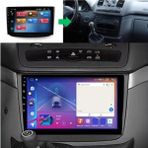 SmartGO Mercedes Vito Android Gps Carplay 8+256 GB Kamera + Çerçeve (2003-2010) (Yazılımsal) - RENK - Siyah