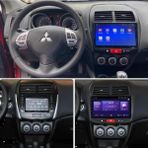 SmartGO Mitsubishi Asx Android Gps Carplay 8+256 GB Kamera + Çerçeve (2011-2020) (Yazılımsal) - RENK - Siyah