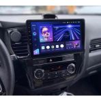SmartGO Mitsubishi Outlander Android Gps Carplay 8+256 GB Kamera + Çerçeve (2013-2020) (Yazılımsal) - RENK - Siyah