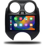 SmartGO Nissan Micra 2011-2013 Uyumlu 8+256 GB Premium Ekran Android Carplay Multimedya Sistemi (Yazılımsal) - RENK - Siyah