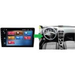 SmartGO Peugeot 307 Android Gps Carplay 8+256 GB Kamera + Çerçeve (2001-2009) (Yazılımsal) - RENK - Siyah