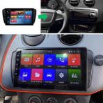 SmartGO Seat Ibiza Android Gps Carplay 8+256 GB Kamera + Çerçeve (2009-2015) (Yazılımsal) - RENK - Siyah