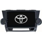 SmartGO Toyota Highlander Android Gps Carplay 8+256 GB Kamera + Çerçeve (2007-2013) (Yazılımsal) - RENK - Siyah