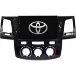 SmartGO Toyota Hilux Manuel Klima Android Gps Carplay 8+256 GB Kamera + Çerçeve (2008-2015) (Yazılımsal) - RENK - Siyah
