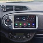 SmartGO Toyota Yaris Android Gps Carplay 8+256 GB Kamera + Çerçeve (2012-2020) (Yazılımsal) - RENK - Siyah