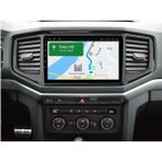 SmartGO Volkswagen Amarok Android Gps Carplay 8+256 GB Kamera + Çerçeve (2016-2020) (Yazılımsal) - RENK - Siyah