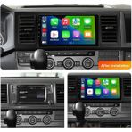 SmartGO Volkswagen Caravelle Android Gps Carplay 8+256 GB Kamera + Çerçeve (2015-2020) (Yazılımsal) - RENK - Siyah