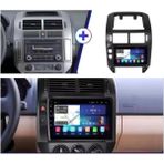SmartGO Volkswagen Polo Android Gps Carplay 8+256 GB Kamera + Çerçeve (2005-2009) (Yazılımsal) - RENK - Siyah