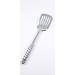Smartizi Paslanmaz Çelik Delikli Mutfak Spatulası - Ergonomik Saplı Çevirme ve Fırın Tepsisi Servis Spatulası