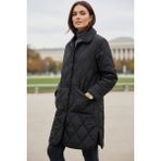 Smartjest H2.kadın Vintage Uzun Ceket - Siyah - XL