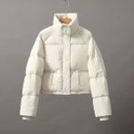 Smartjest Kadın Şişme Mont - 2XL - Beyaz