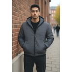 Smartjest Kapitone Erkek Mont - 3XL - Gri
