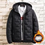 Smartjest Kapitone Erkek Mont - 4XL - Siyah