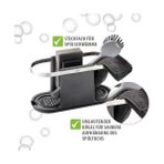 Smartline Lavabo Düzenleyici, Siyah, 50,4 x 3,6 x 3,5 cm
