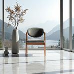 Smarto Relax Liora 2’li Sandalye Seti — Ahşap Ayaklı,Yeşil (2)