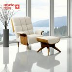 Smarto Relax Tv Koltuğu Genova Manuel Ergonomik Döner Mekanizma Baby Face Çok Renkli - Ekru