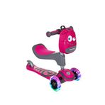 Smartrike T1 Pembe Oturaklı Ve Çantalı 3’ü 1 Arada Çocuk Scooter