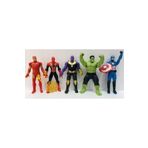 Smarttoys Thanos Hulk Spiderman C.Amerika 16 cm Işıklı Figür Oyuncak 5 Li