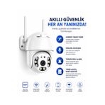 SmartVision Tek Kameralı 3MP PTZ Yapay Zeka Destekli Akıllı Güvenlik Kamerası