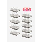 Smartware 10'Lu Set 5 Kadın & 5 Erkek Terra Ayakkabı Kutusu