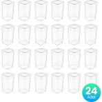Smartware 24'Lü Set Skali Kare Saklama Kabı Beyaz 1440 ML