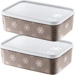 Smartware 2'li Set No Frost Saklama Kabı Terra 1600 ml