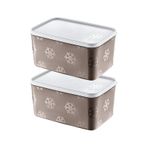 Smartware 2'li Set No Frost Saklama Kabı Terra 2600 ml