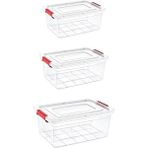 Smartware 3'lü Set Smart Box Saklama Kabı 1-2-3 Lt