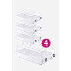 Smartware 4'Lü Set Kadın Beyaz Ayakkabı Kutusu