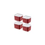 Smartware 4'Lü Set No Frost Saklama Kabı Carmen 1250 ML