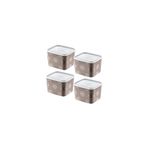 Smartware 4'Lü Set No Frost Saklama Kabı Terra 1250 ML