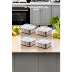 Smartware 4'Lü Set No Frost Saklama Kabı Terrra 700 ML
