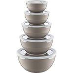 Smartware 5'li Set Loop Saklama Kabı - 1 lt - Bej
