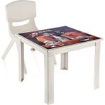 Smartware Fiore 2'li Set Çocuk Masa Sandalye Takımı Latte Space 1-3 Yaş