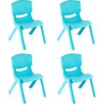 Smartware Fiore 4'lü Set Küçük Şirin Çocuk Sandalyesi Turkuaz