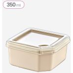 Smartware Q-Box Saklama Kabı 350 ml - Bej - Krem Rengi