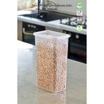 Smartware Skali Dikdörtgen Saklama Kabı 3500 ml - Beyaz