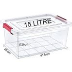 Smartware Smart Box 15 Litre Saklama Kabı - 15 lt