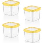 Smartware Smatware 4'lü Set Loxo Sızdırmaz Saklama Kabı 1500 ml - 1 lt - Sarı