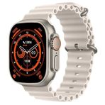 SmartWatch Gs8 Ultra Watch 8 Ultra Premium Beyaz Akıllı Saat