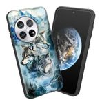 smauncucn OnePlus 12R Kılıf, Yumuşak TPU İnce Moda Parmak İzi Önleyici Kaymaz Koruyucu Telefon Kılıfı Kapak OnePlus 12R 5G 2024 için, Dağ Kurt Paketi