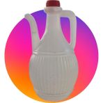 Smax Plastik Su Ibriği Kapaklı Ibrik 3 Lt - Beyaz